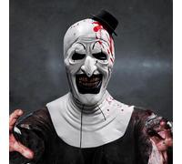 Terrifier Art the Clown Mask,Art The Clown Terrifier Costume Terror Masks,Scary the Killer Clown Joker Mask,Halloween Cosplay Prop,Halloween Cosplay Costume Horror Party Decoration Prop Accessory