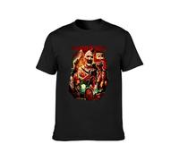 Terrifier Horror Movie Art The Clown T-Shirt Black Graphic Unisex Tee Shirt L