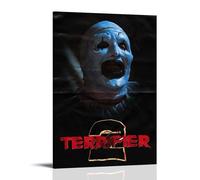 Terrifier II Horror Movie Fanart Poster Decorative Painting Canvas Wall Posters And Art Picture Print Modern Family Bedroom Decor Posters 08x12inch(20x30cm)