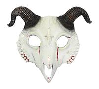 Terrifier Mask Halloween Scary Headgear Halloween Horrific Devil The Evil Dead Cosplay Props Alien Bloody Party Favors (Grey, One Size)