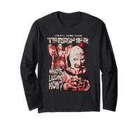 Terrifier Who's Laughing Now Grunge Poster Horror Movie Long Sleeve T-Shirt