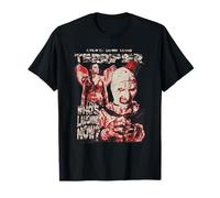 Terrifier Who's Laughing Now Grunge Poster Horror Movie T-Shirt