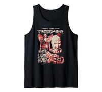 Terrifier Who's Laughing Now Grunge Poster Horror Movie Tank Top, Men, Black, Small