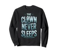 Terrifying Clown Face Killer Clown Costume Horror Vibes Sweatshirt