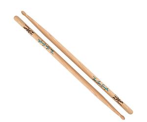 Terri's stick is great for jazz and light rock. This signature stick offers a thinner 5A design with a lightly sanded finish for a dry grip and light feel. It is also a very great ride cymbal stick. Made of US Select Hickory and made in the USA.