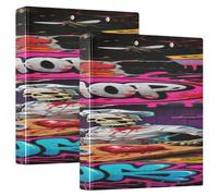 Terror Cook Chop Vintage One and A Half Inch Binder Three-Ringing with Interior Pockets 1/2 Pack Office Supplies Hardcover