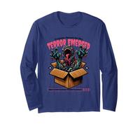 Terror Emerged Monster Box - Spooky Halloween Long Sleeve T-Shirt