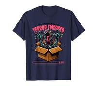 Terror Emerged Monster Box - Spooky Halloween T-Shirt