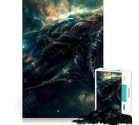 Terror in Space Jigsaw Puzzles 1000 Pieces for Teenagers Strong Logic Toy Home Activity Clear Edge Cherished Gift (50x75cm)