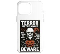 Terror in the Night Head Pumpkin Case for iPhone 16 Pro Max