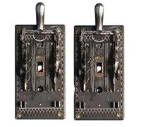Terror-Switch Light Switch Lever, Halloween Gothic Eerie Light Cover Plate with Flip Handle, Spooky Halloween Lever for Home Decor (2Pcs)