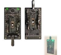 Terror-Switch Light Switch Lever, Horror Light Switch Cover, Spooky Light Switch Cover with Flicker Green Lights and Sound, Retro Goth Lights Switch Cover Halloween Home Wall Decor (1Pcs)