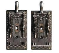 Terror-Switch Light Switch Lever, Light Switch Cover Plate with Horrifying Scream Flicker Green Lights, Retro Horror Movie Themed Wall Creepy Decorations, Spooky Halloween Lever for Home Decor (2)