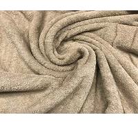 Terry Cloth, Camel, Towel Fabric, 100% Cotton, Bathrobes, Changing Mats, Fabric by the Metre, 1 m x 160 cm