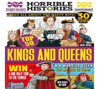 Terry Deary Top 50 Kings & Queens Paperback Book Terry Deary Multicolor