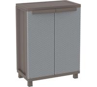 Terry, Jrattan 68, 2 Door Cabinet With 1 Internal Shelf - 68X37.5X91.5 Cm