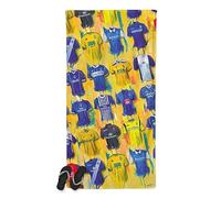 Terry Kneeshaw Art Birmingham City Football Shirts Beach Towel, 160 x 80 cm, 100% Cotton, Extra Large