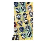 Terry Kneeshaw Art Newcastle Football Shirts Beach Towel, 160 x 80 cm, 100% Cotton