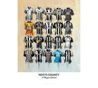 Terry Kneeshaw Art Notts County Poster Print A2 Limited Edition Unframed Magpies Collection