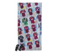 Terry Kneeshaw Art Villa F Shirts Collection Beach Towel, 160 x 80 cm, 100% Cotton