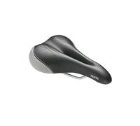Terry Liberator X Elite Bike Saddle - Flexible & Comfortable - Wider Cutaway, Flat Top, Black Leather Cover