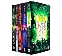 Terry Pratchett Discworld Novels Series 2 - 5 Books Collection Set (Wyrd Sisters, Pyramids, Guards! Guards!, Eric, Moving Pictures)