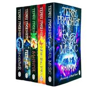 Terry Pratchett Discworld Novels Series 4 - 5 Books Collection Set (Soul Music, Interesting Times, Maskerade, Feet Of Clay, Hogfather)