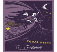 Terry Pratchett Equal Rites Hardback Book in White Terry Pratchett White