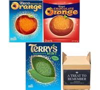 Terry’s Chocolate Bundle Containing Terry's Milk Chocolate Orange 157g, terry dark Chocolate Orange 157g and Terry's Mint Chocolate 145g sold by shanza departmental's