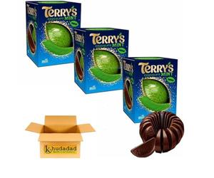 Terry’s Chocolate Creamy Milk, Terry's Mint, Terry's Orange Chocolate Box 157g pack of 3, 6 & 12 (Pack of 3, Terry's Mint)