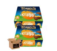 Terry’s Milk Chocolate Orange Cream Filled Easter Eggs Multipack Fondant Egg Bundles - Easter Gift Basket Fillers Bulk Chocolates Sharing Treats (5xChocolate Orange Cream Filled Egg - Pack 2)
