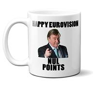 Terry Wogan Eurovision Happy Eurovison Nul Points 11oz White Ceramic Mug
