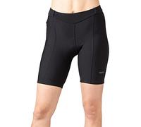 TERRY Women's Touring Cycling Shorts/Regular - 8 Inch Inseam Padded Compression Multi-Day, Moisture-Wicking Touring Bottom, Black - X-Large