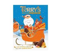 Terry's Chocolate Advent Calendar 106g - with thank you sticker - Orange Flavoured Chocolate Advent - Festive Countdown For Kids & Adults