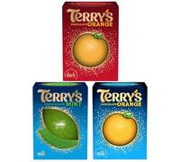 Terry's Chocolate bundle selection - Terry's Orange Milk Chocolate 157g, Dark Chocolate 157g, Mint Chocolate 145g (Pack of 3)