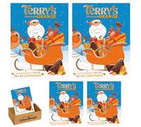 Terry's Chocolate Orange Advent Calendar, Milk Chocolate with Orange Oil, 106g, 24 Days, Terry's Christmas Advent Calendar, Bundle by UrbanShoppi (2x Calendars)