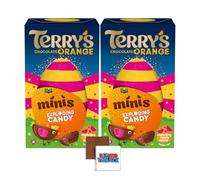 Terrys Chocolate Orange Easter Egg with Exploding Candy Minis - 91g Pack of 2 Bundle | Festive Chocolate Gift Set For Women, Kids & Chocolate Lovers Boxed Treatz