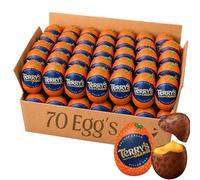 Terrys Chocolate Orange Filled Egg 34g Bulk | Milk Chocolate Orange Cream Egg | Easter Egg Hunt, Party Bags & Family Treats (70 Egg)