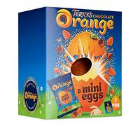 Terry's Chocolate Orange Large Chocolate Easter Egg with mini eggs bag, 230g