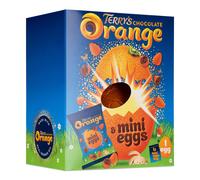 Terry's Chocolate Orange Large Chocolate Easter Egg with mini eggs bag, 230g