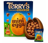 Terry's Chocolate Orange Large Chocolate Easter Egg With Mini Eggs Bag Perfect For Easter Egg Hunt School Offices Great Gift For Kids & Adults