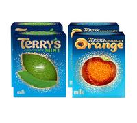 Terrys Orange Chocolate Bundle | 2 x Milk Chocolate - 2 x Mint Chocolate 145g Each