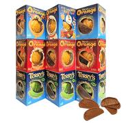 Terry's Orange Christmas Chocolate Selection - Pack of 9 Assortment of 3 x Milk, 3 x Mint & 3 x Dark Orange Chocolates. Ideal for Stocking Fillers, Christmas Gifts for Kids