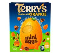 Terry's Orange Easter Egg Chocolate with Mini Chocolate Eggs Large Hollow Chocolate Egg with Orange Flavour Chocolate Pieces Easter Gift Treat