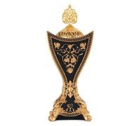 TERSCHELLING Frankincense Resin Incense Burner,Bakhoor Burner, Charcoal Incense Burner, Portable Incense Censer - for Yoga,Spa Aromatherapy,Office & Home Decor(Black)