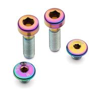 Terske Titanium Brake Lever Upgrade Kit - 4-Piece Bolt Set Compatible with Shimano XTR, XT, SLX & Deore