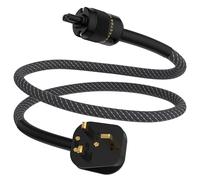 Tertullus HiFi Power Cable Audiophile Power Cord IEC C7 Mains Power Lead Universal UK Plug Power Cord (1m)