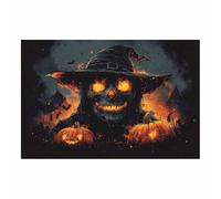 TERUEA Cozy wall art The terrifying Grim Reaper skeleton art vintage canvas print suitable for Halloween gothic and cozy space decoration(Black)-60x90cm1 Unframed