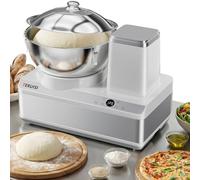 TERUISI Commercial Dough Mixer 13L, Heavy Duty Electric Dough Maker with Timer & Fermentation Function, 8KG Capacity Removable Stainless Steel Bowl Countertop Spiral Kneading Machine for Bread Pizza