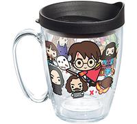 Tervis 1267948 Harry Potter - Group Charms Tumbler with Wrap and Black Lid, Tritan